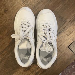 Lightly Used New Balance 574 Iridescent Sneakers